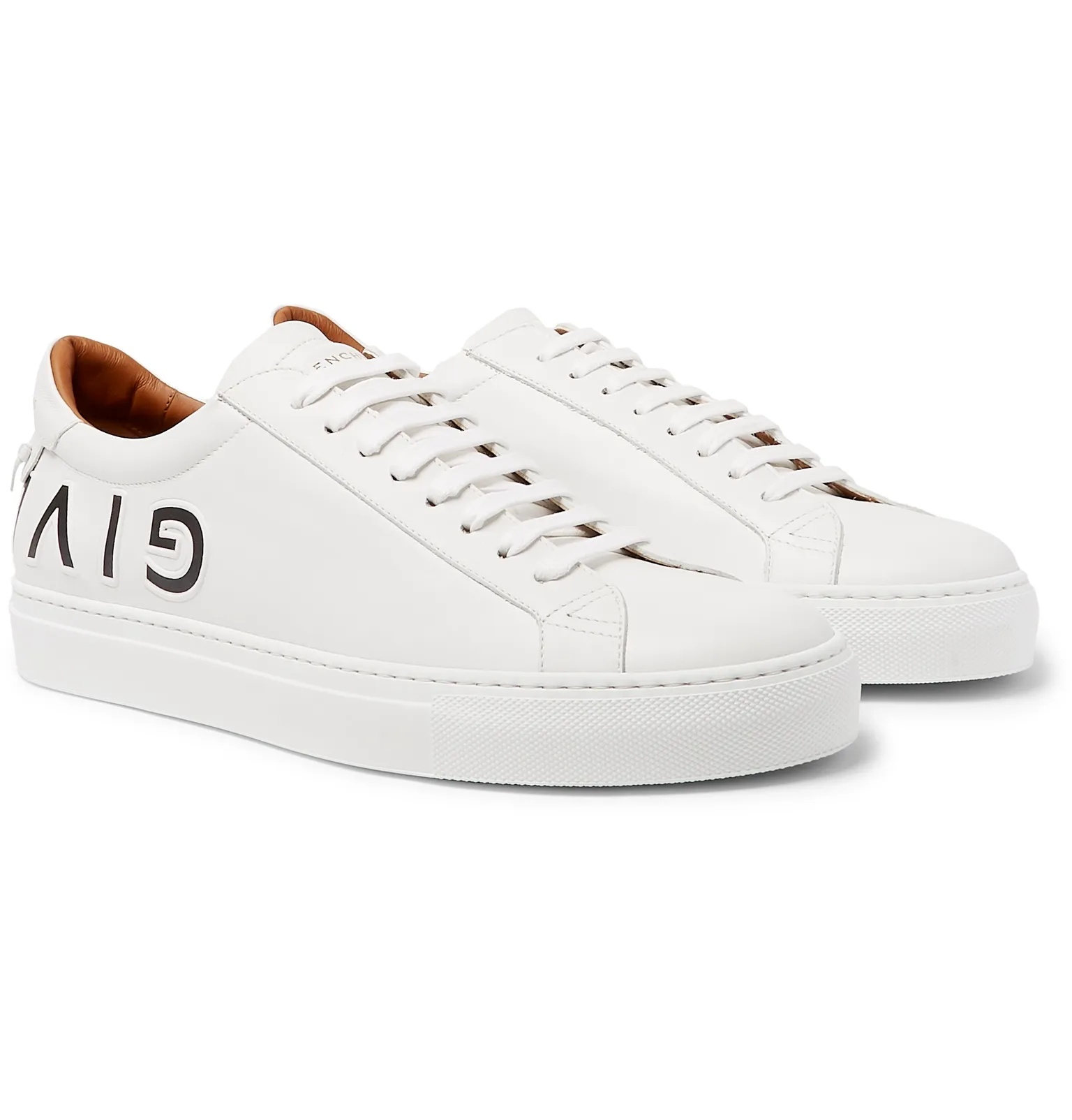 Urban Street Logo-Embossed Leather Sneakers - 2