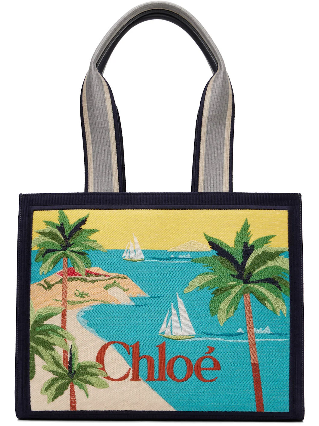 Navy 'Chloé Soleil' Tote - 1