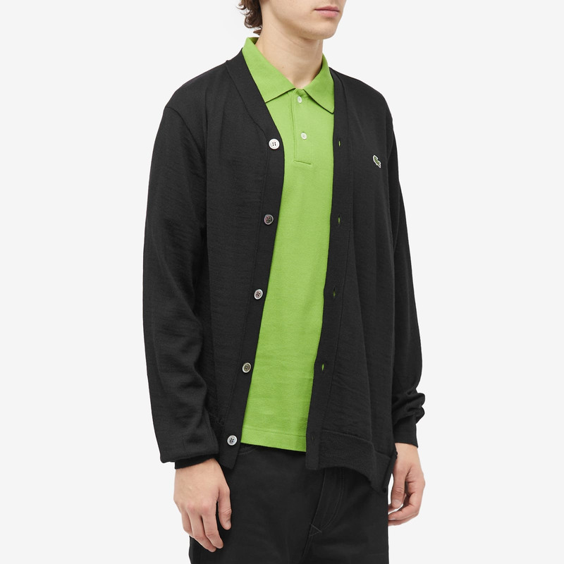 Comme des Garçons SHIRT Comme des Garçons SHIRT x Lacoste Asymmetric Cardigan outlook