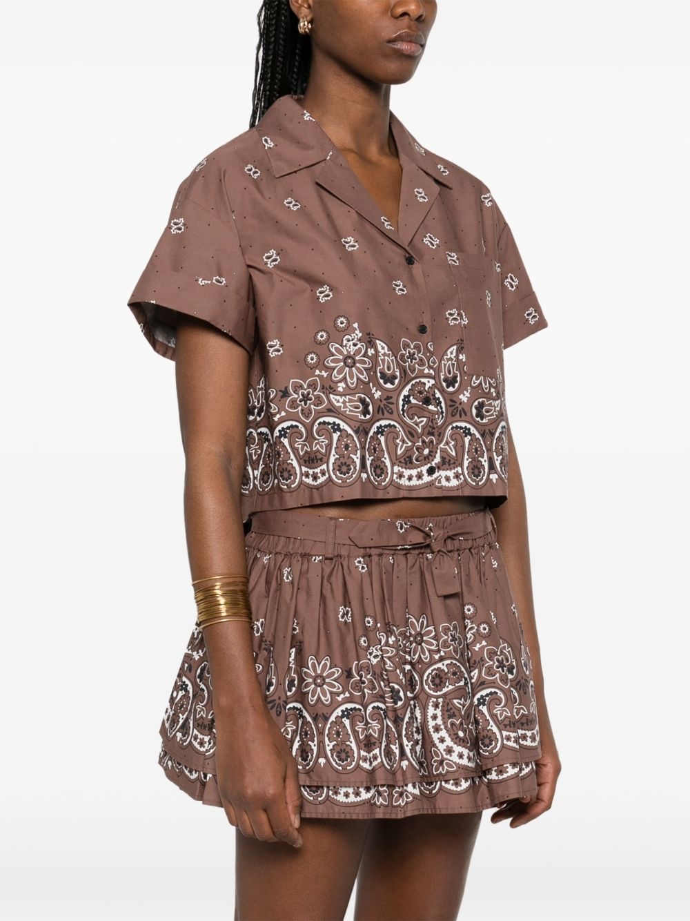 bandana-print shirt - 3