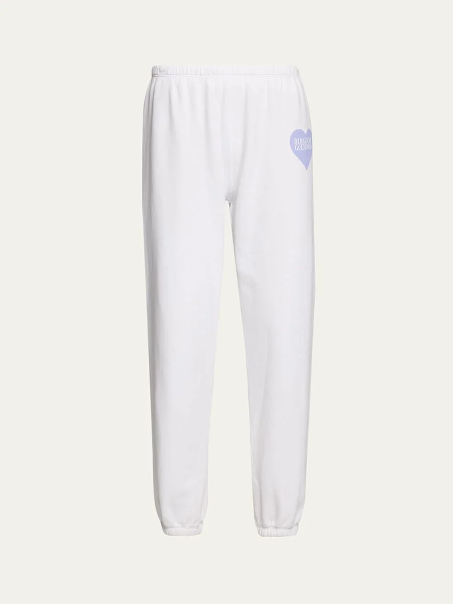 Logo Heart Fleece Sweatpants - 1