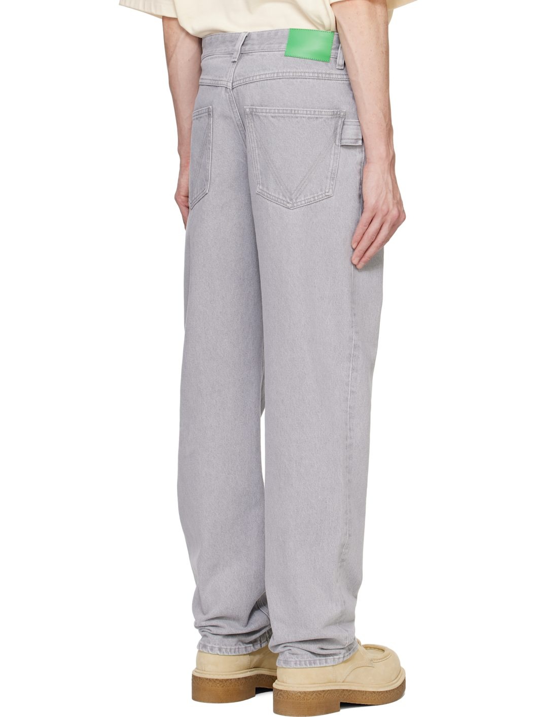 Gray Washed Jeans - 3
