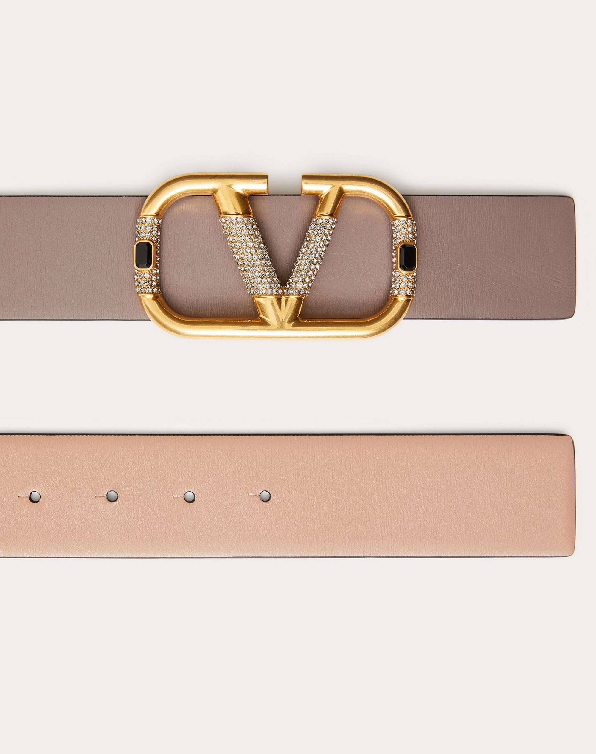 REVERSIBLE VLOGO SIGNATURE BELT IN Shiny CALFSKIN 40 MM - 3