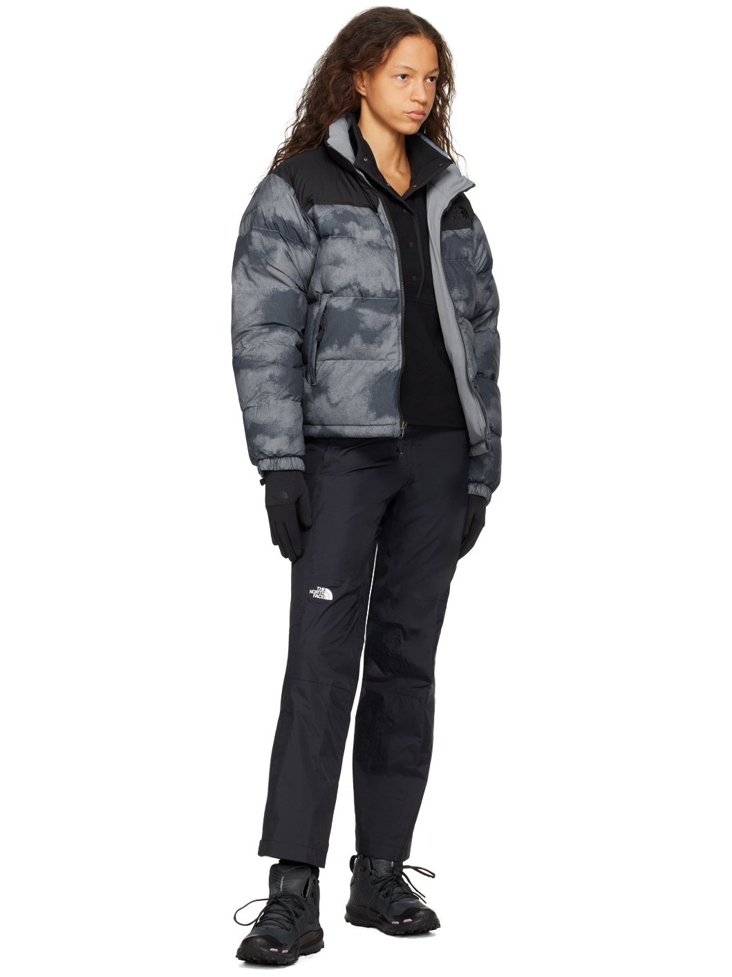 Black Alpine Half-Snap Jacket - 4