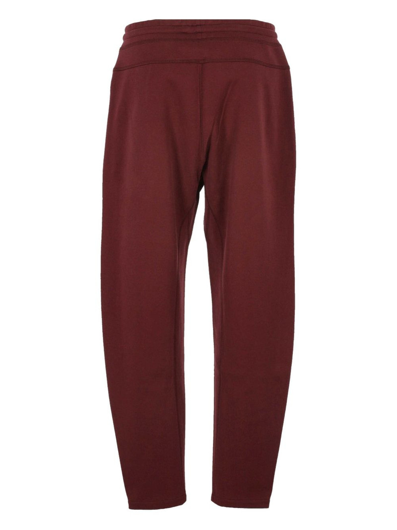 Brunello Cucinelli drawstring side-stripe track pants outlook