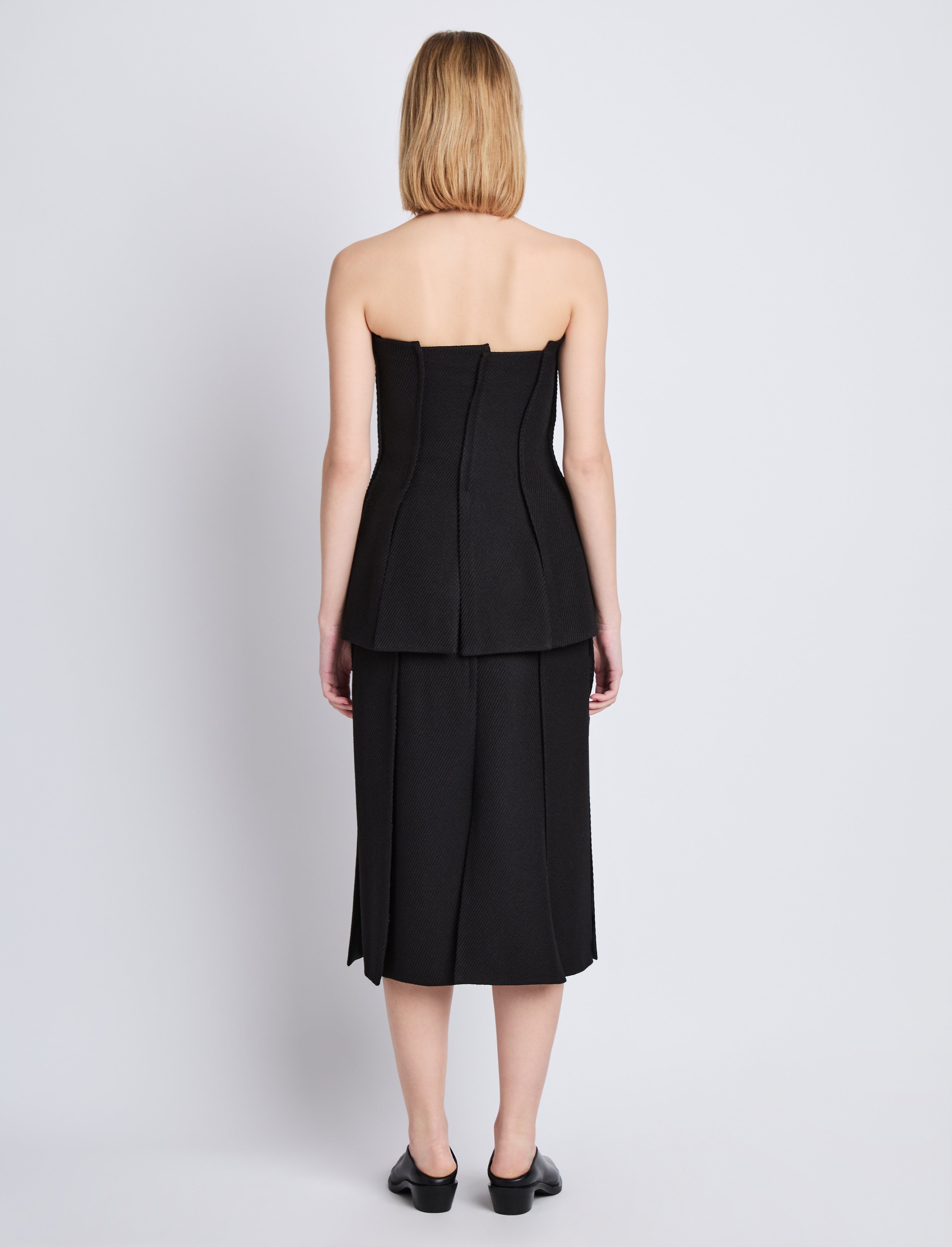 Diane Skirt in Wool Twill - 4