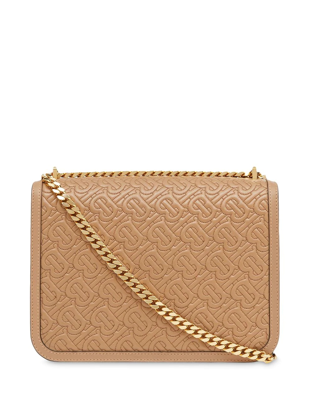 Medium Quilted Monogram Lambskin TB Bag - 3