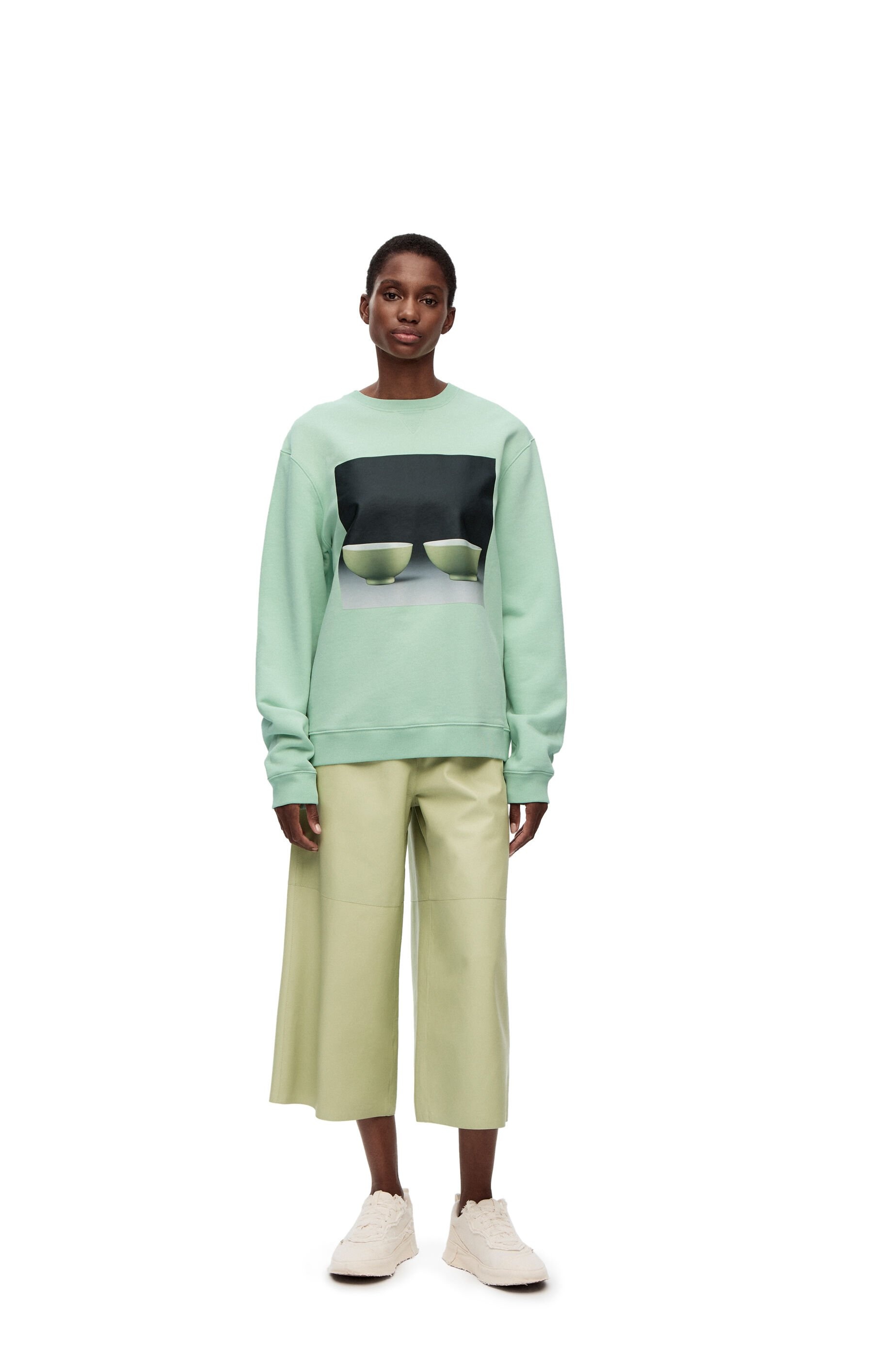 Ceramic print sweatshirt in cotton - 2