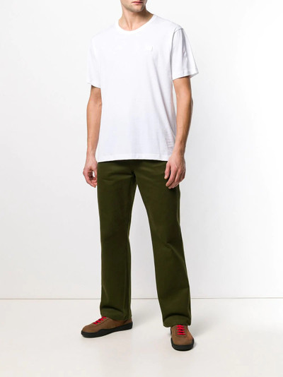 Acne Studios face-patch crew neck T-shirt outlook