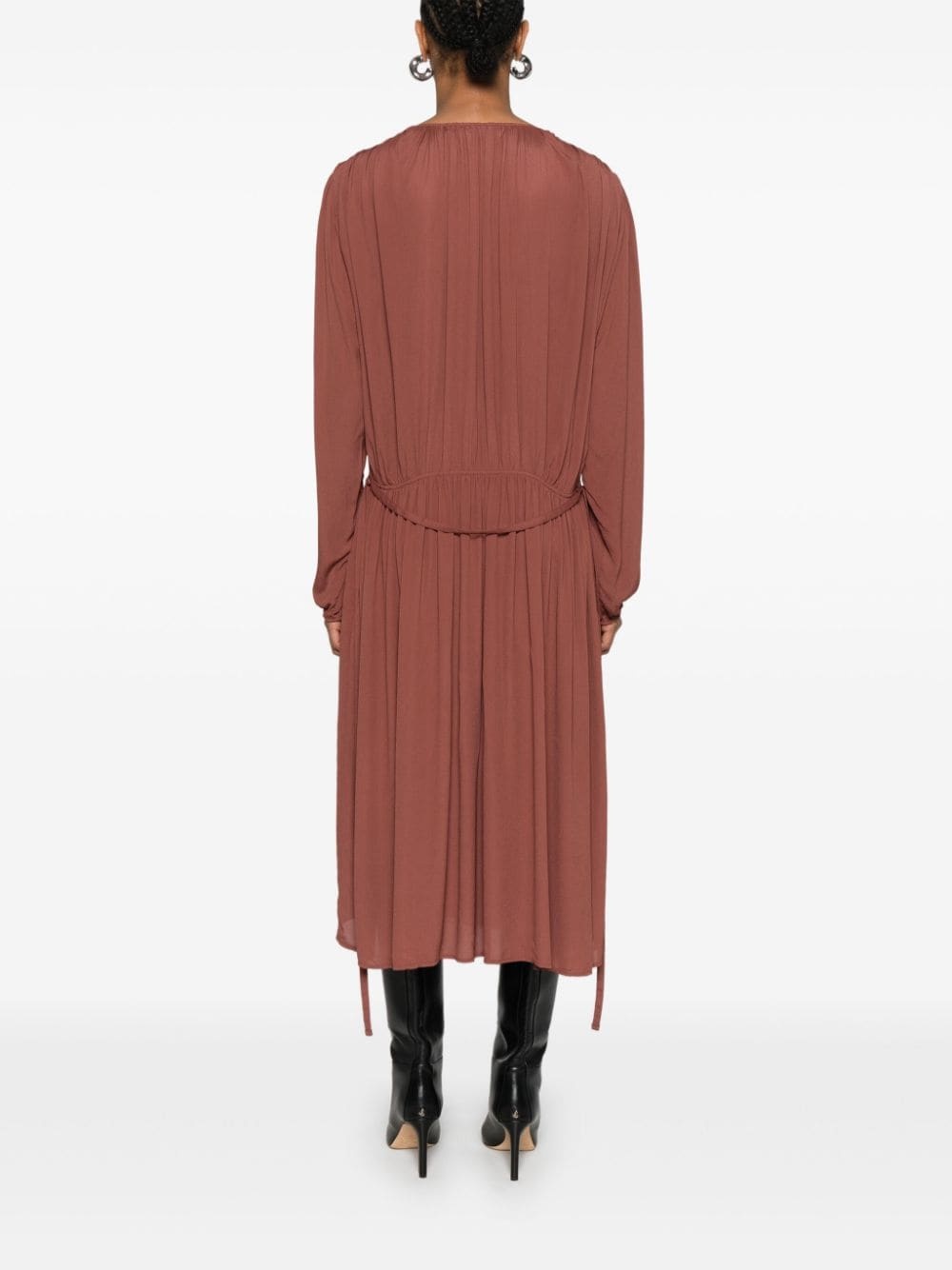 blouse midi dress - 4