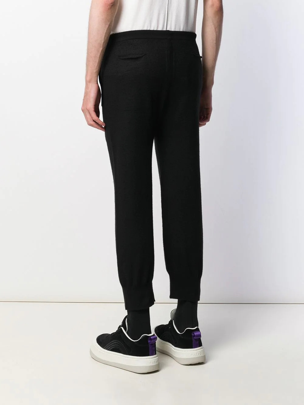 drawstring track pants - 4