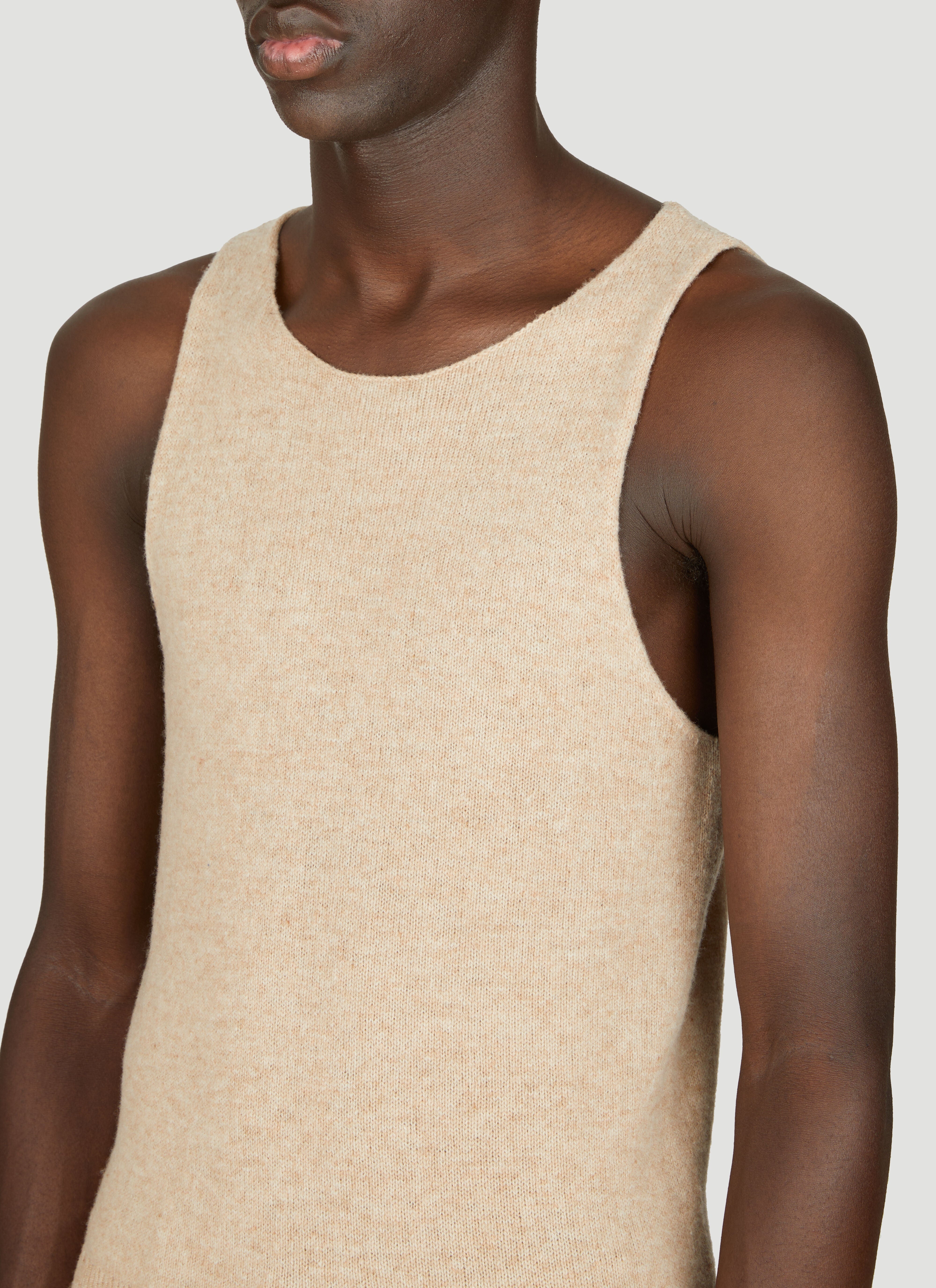 Dries Van Noten Men Merino Singlet - 5