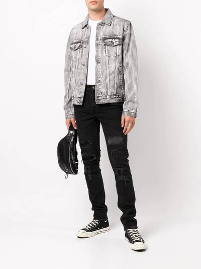 Ksubi bleached-effect denim jacket outlook