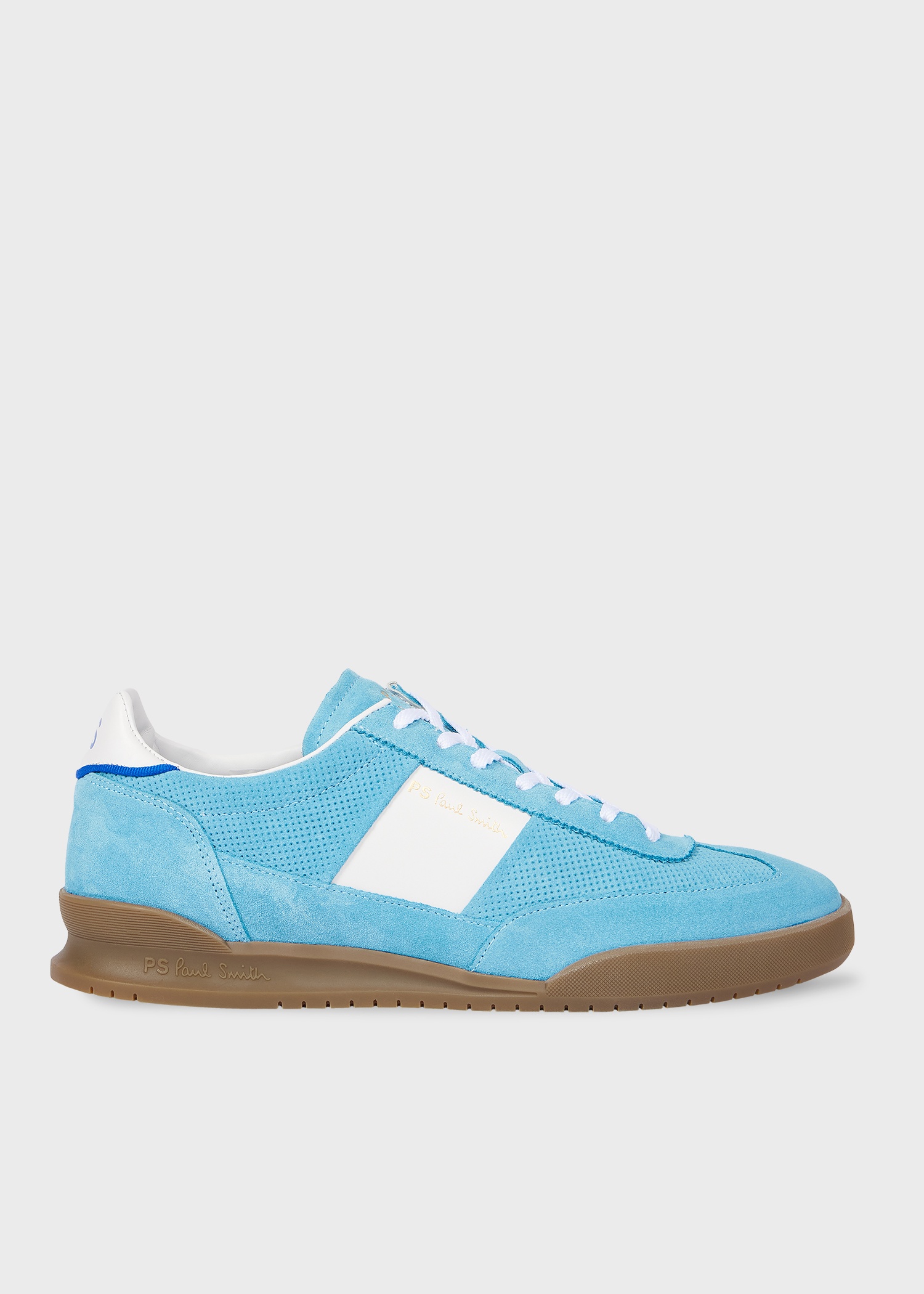 Light Blue Suede 'Dover' Trainers - 1