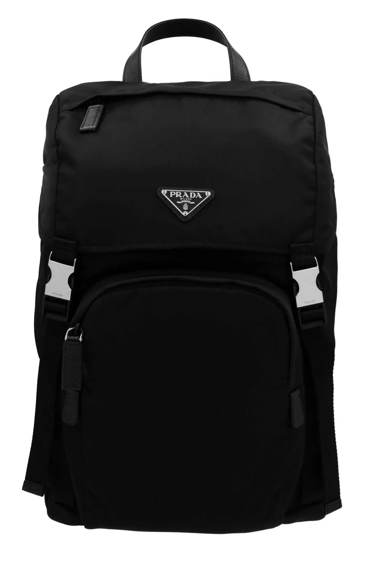 Re-nylon logo backpack - 1
