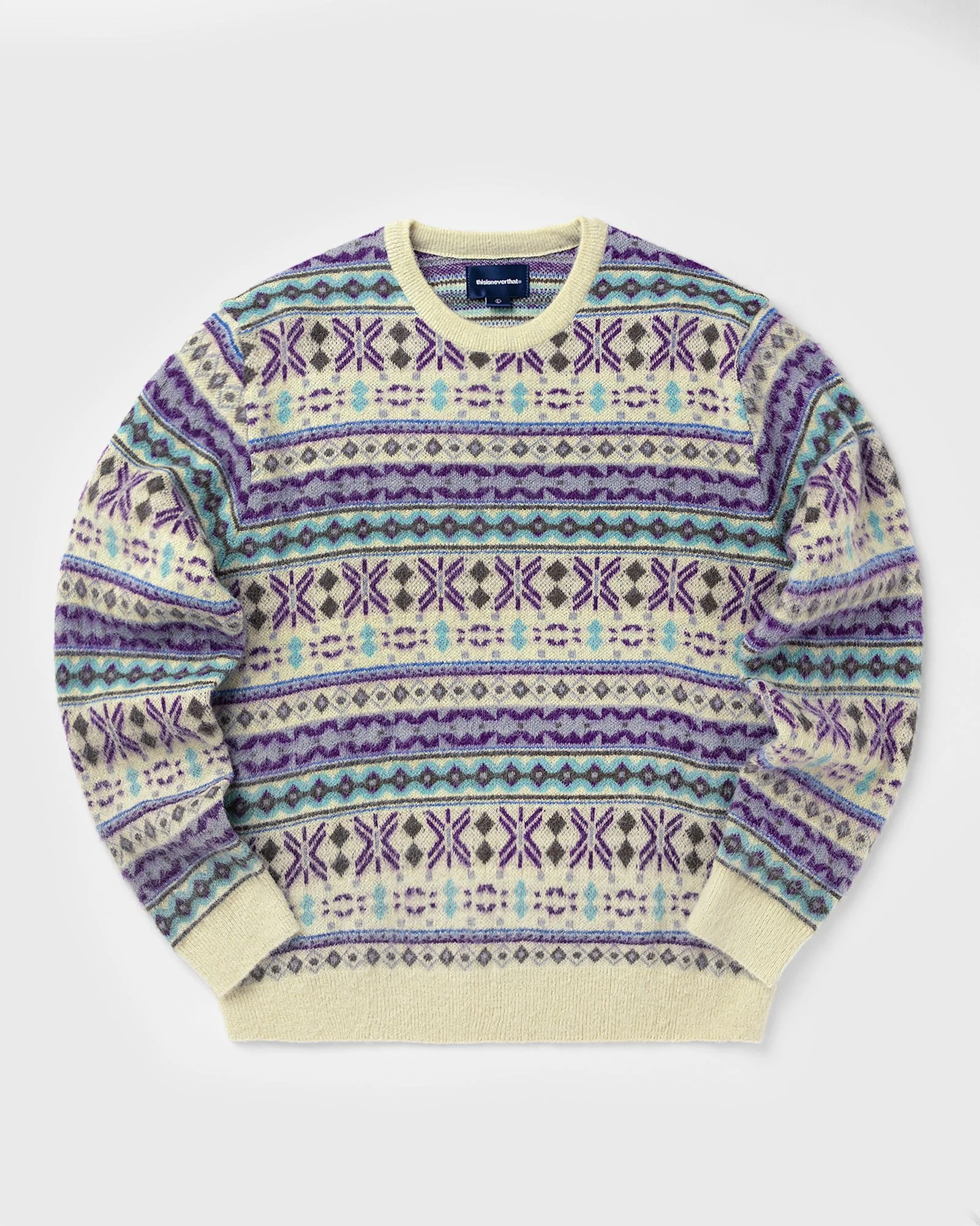 Fair Isle Knit Sweater - 1