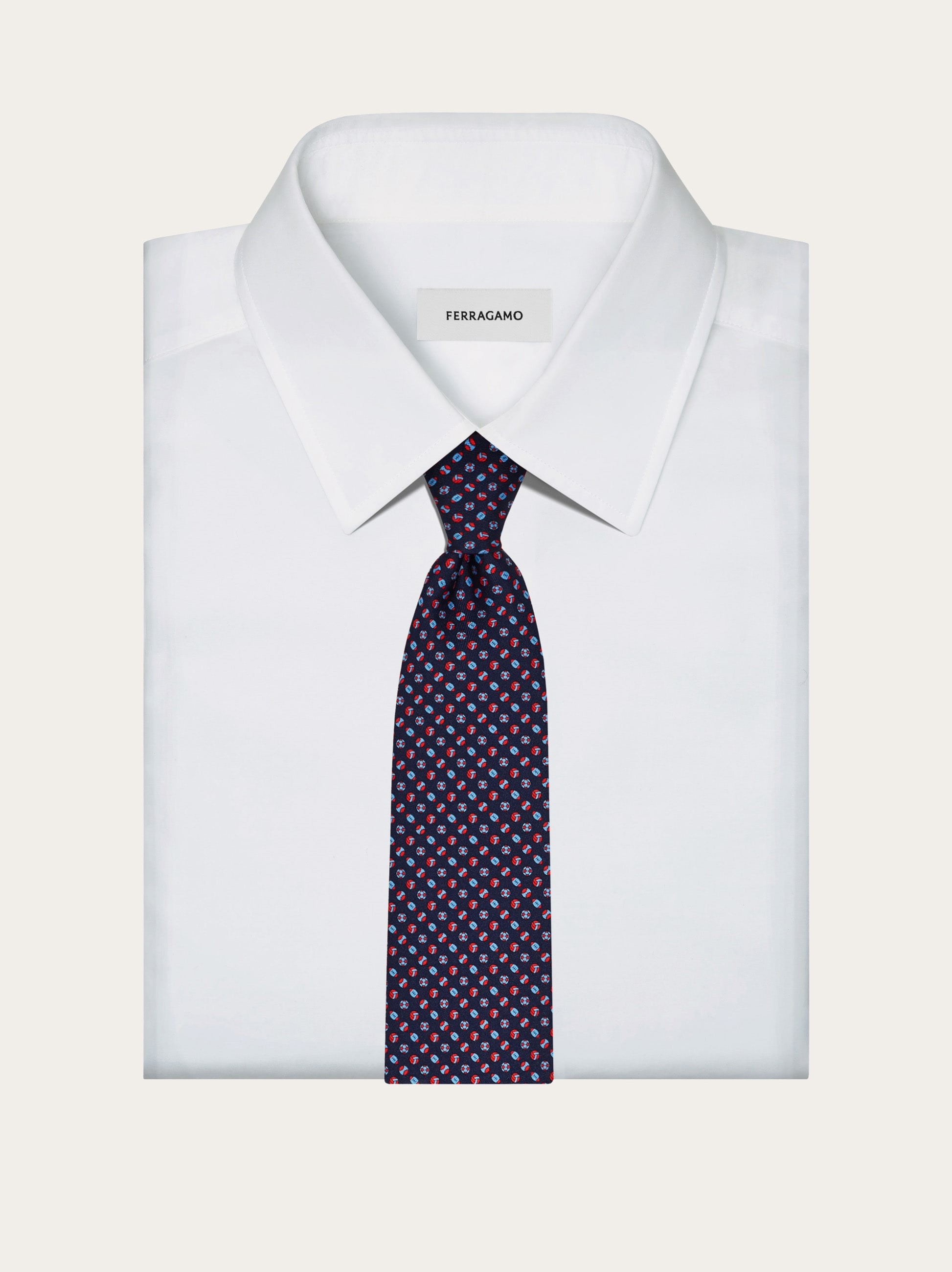Sport print silk tie - 4