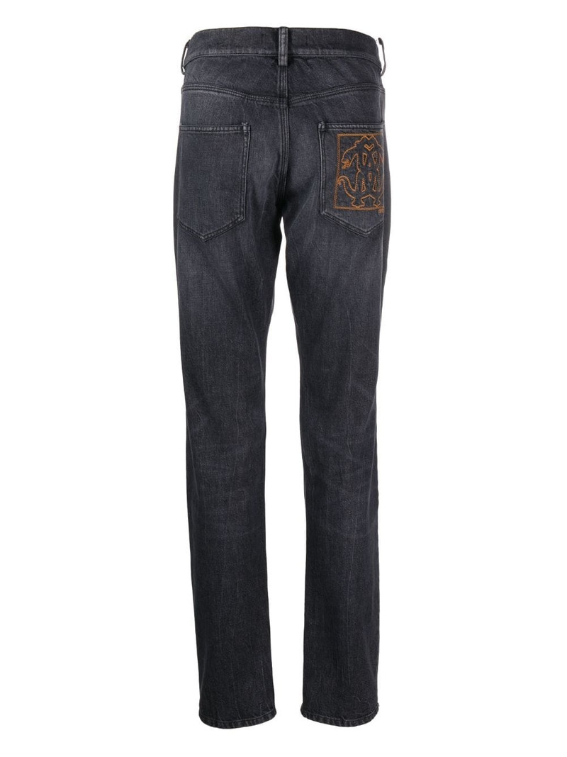 Roberto Cavalli straight-leg cotton jeans outlook