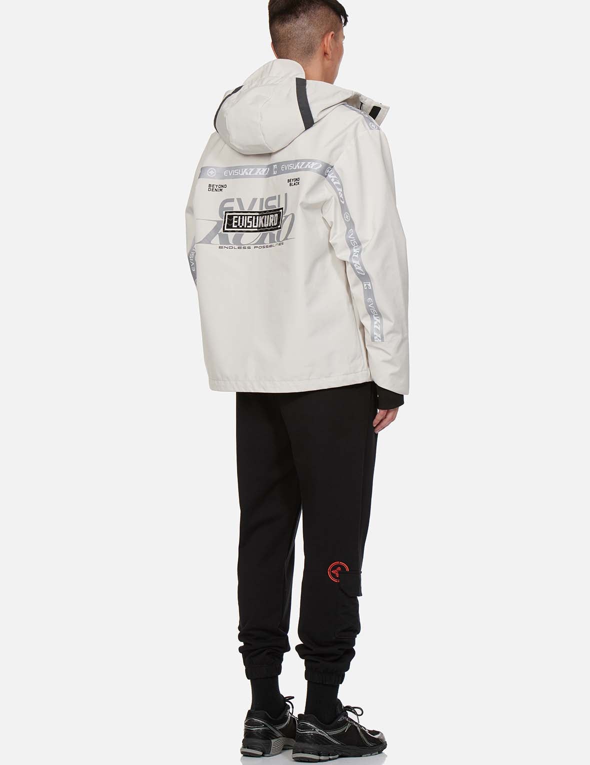 Logo Print Tape Seam Shell Jacket - 6