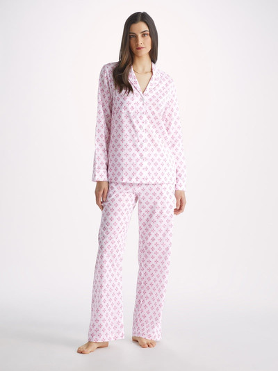 Derek Rose Women's Pyjamas Ledbury 62 Cotton Batiste White outlook