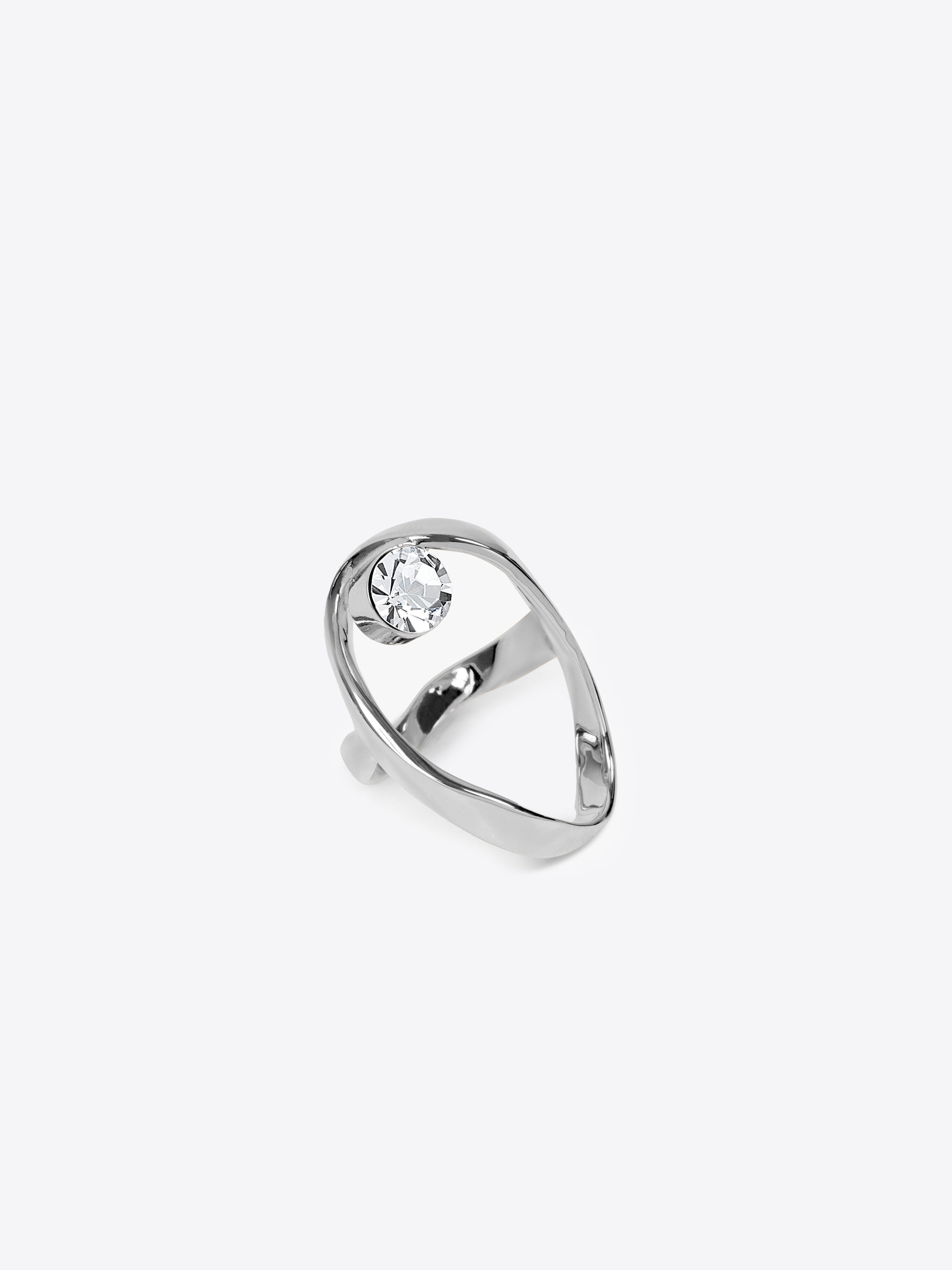 WAVED JEWEL RING - 2