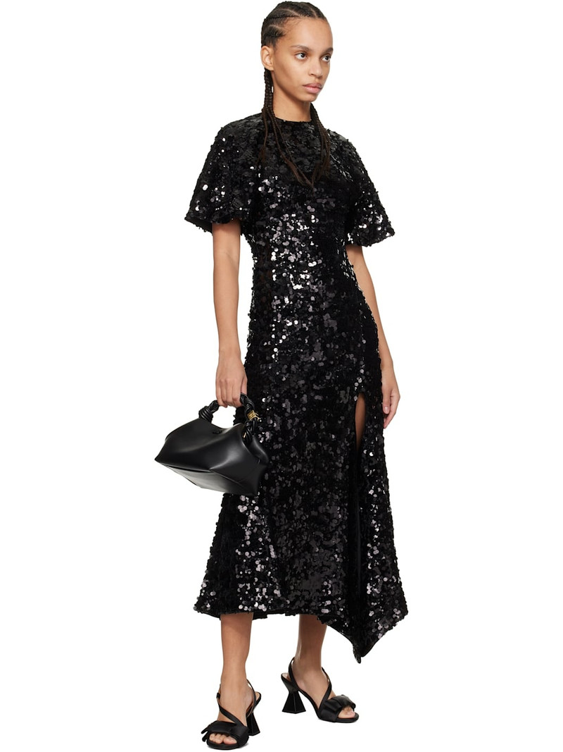 GANNI Blak Big Bow High Heeled Sandals outlook