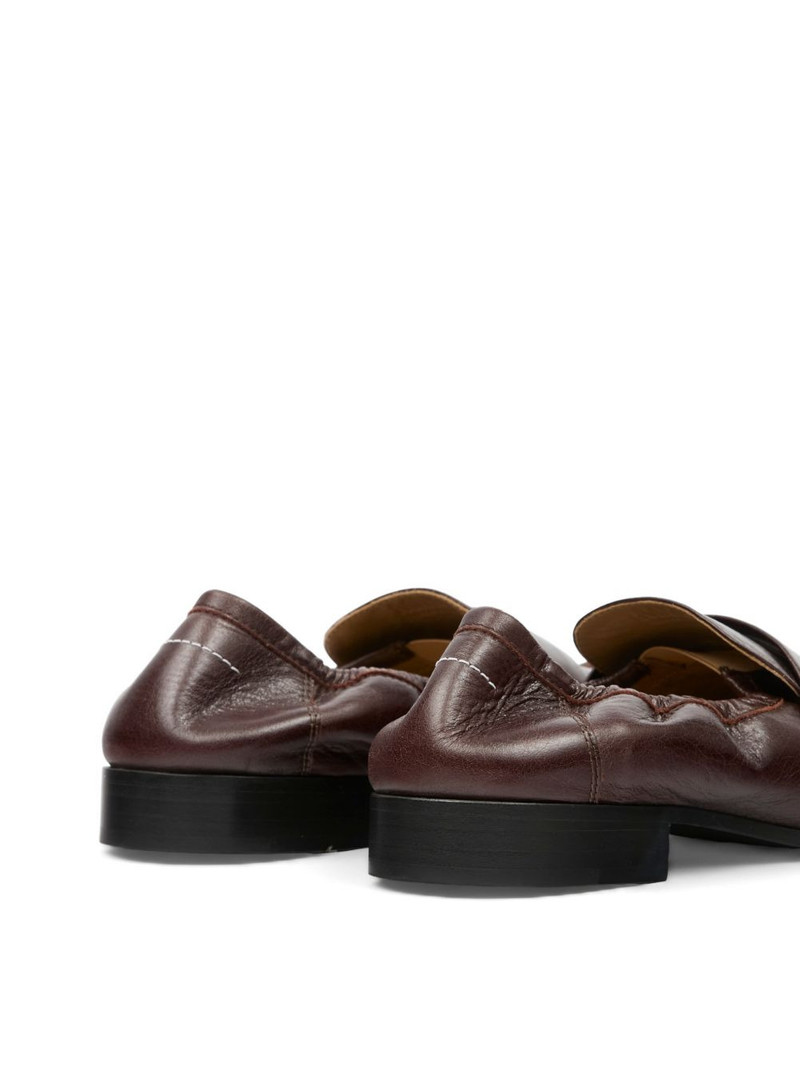 penny strap leather loafers 5