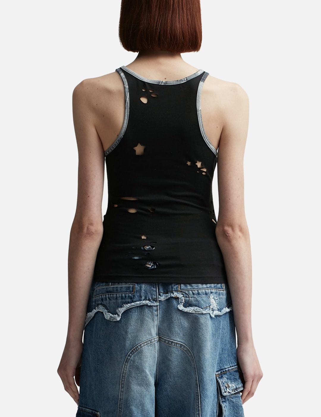 TATY LASER CUT-OUT SLEEVELESS TOP - 3