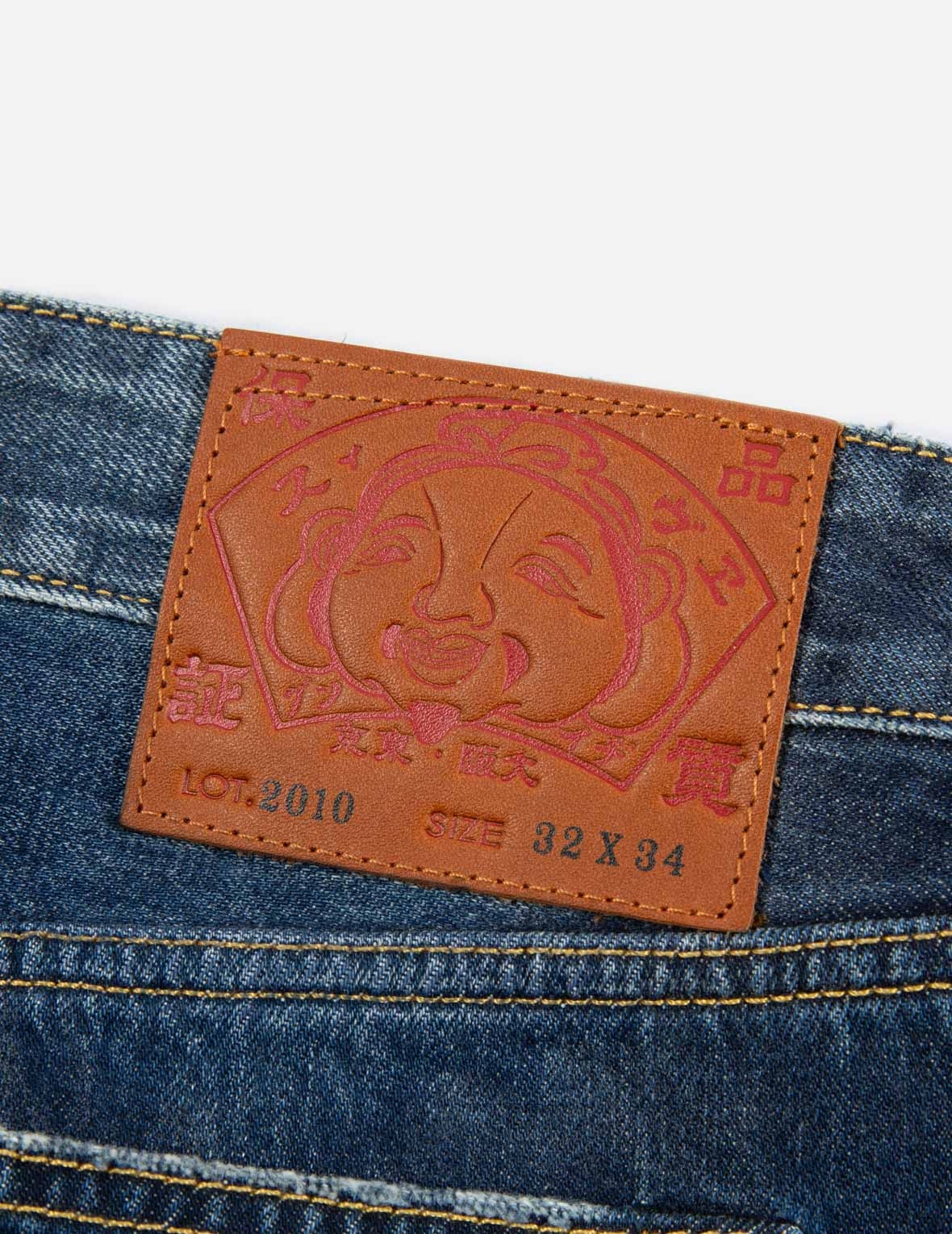 GODHEAD PATCHED SLIM-FIT JEANS #2010 - 11