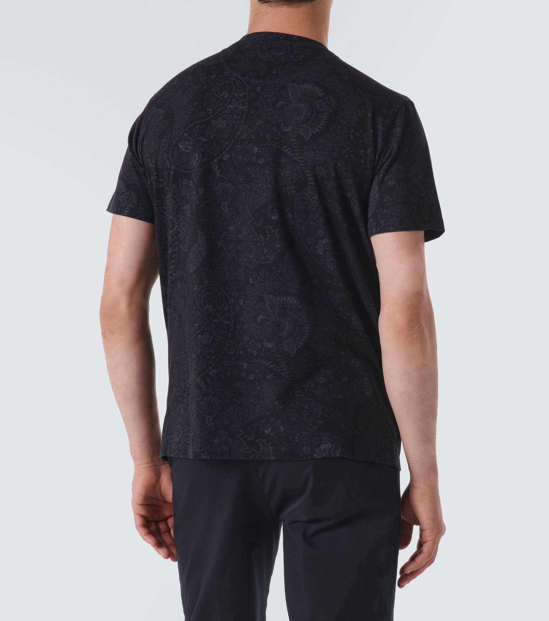 Paisley cotton jersey T-shirt - 4