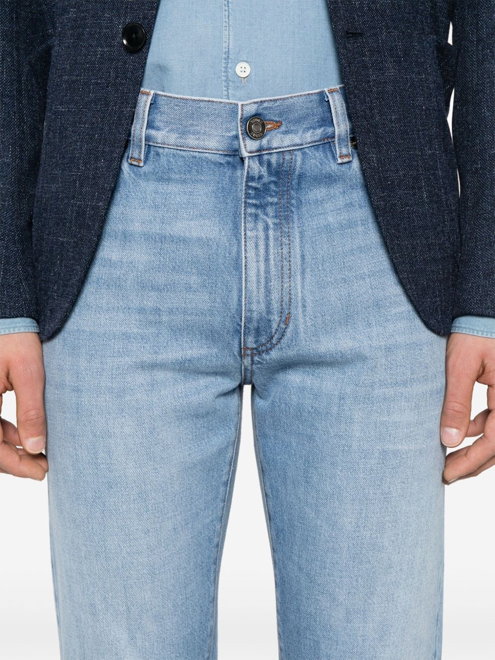 logo-patch jeans - 5