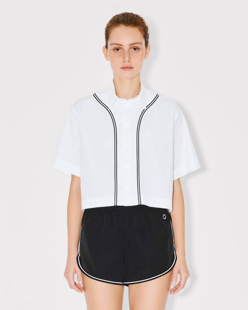 KENZO 'Boke Flower 2.0' baseball short sleeve shirt in poplin cotton outlook