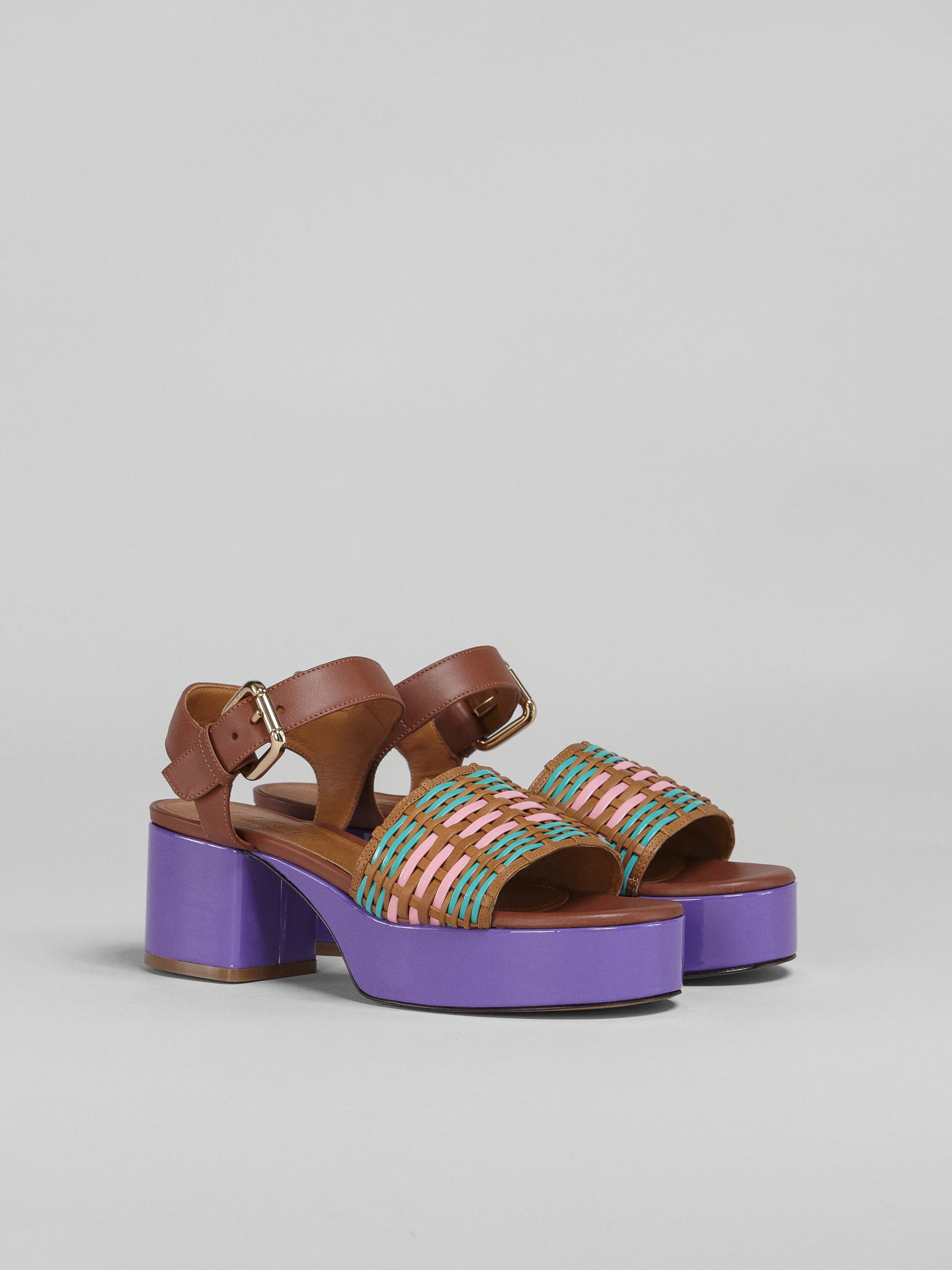 HAND WOVEN VEGETABLE-TANNED LEATHER SANDAL - 2