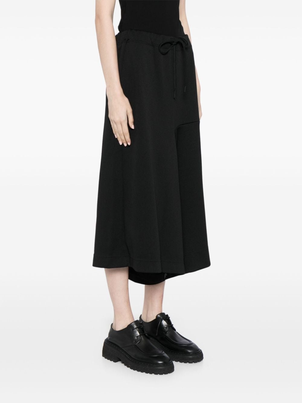 asymmetric drawstring midi skirt - 3