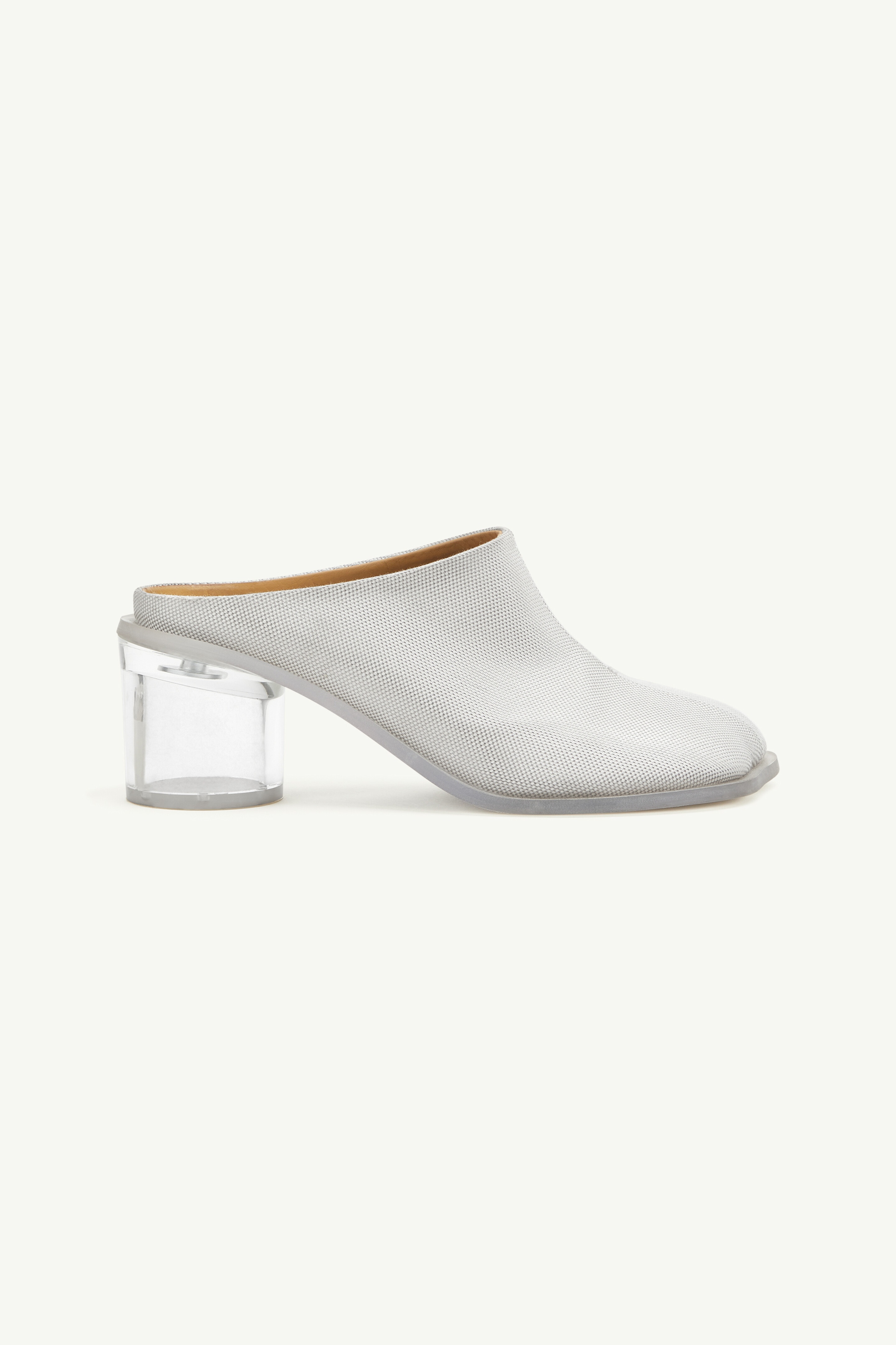 Anatomic Transparent Heeled Slip-on Mules - 1