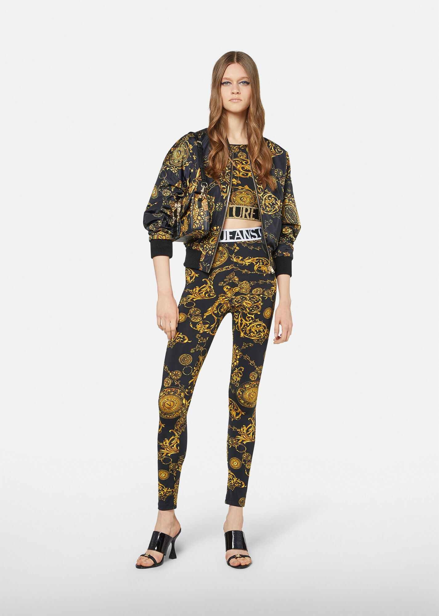 Regalia Baroque Print Leggings - 4