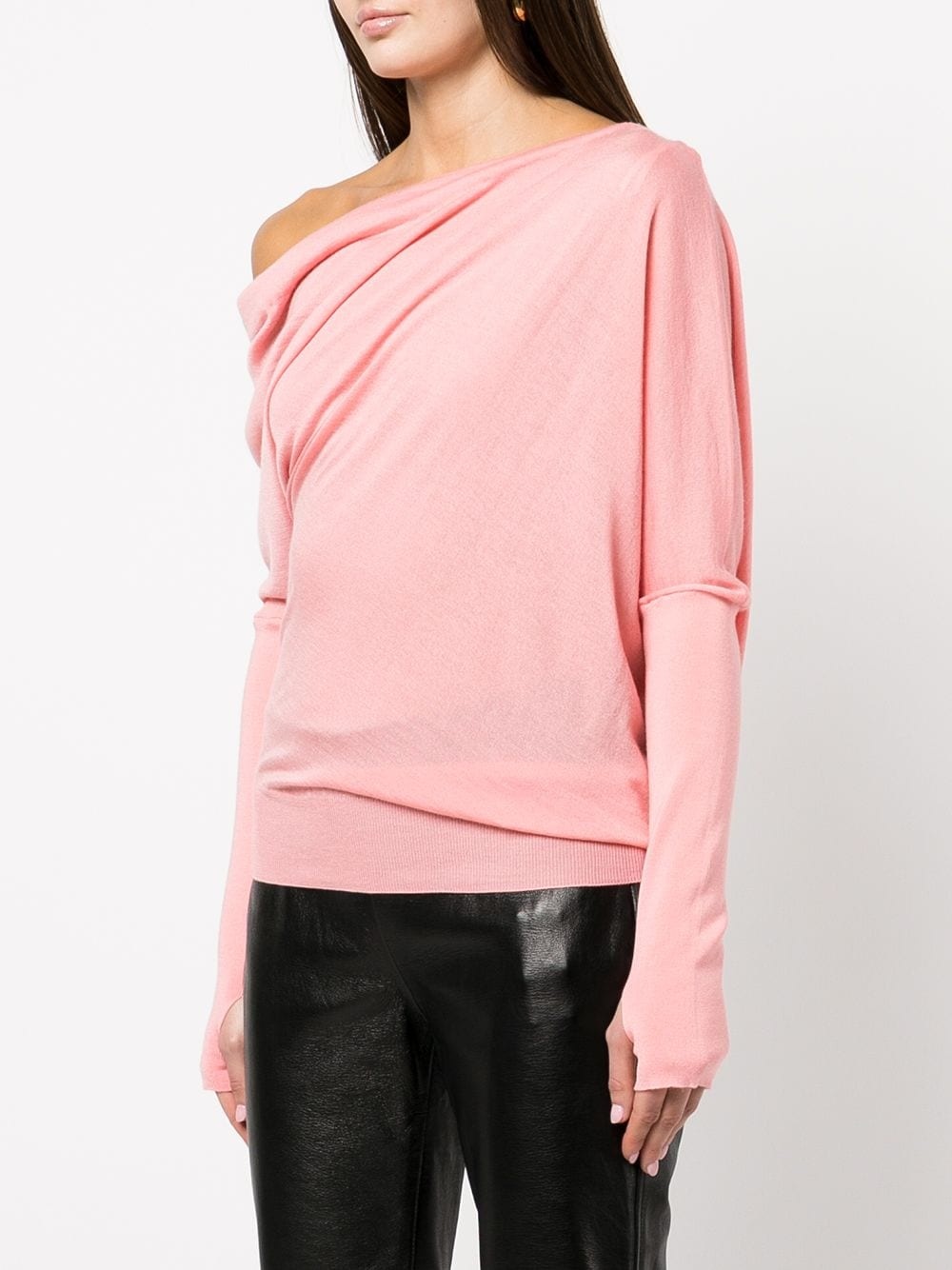 one-shoulder asymmetric jumper - 3