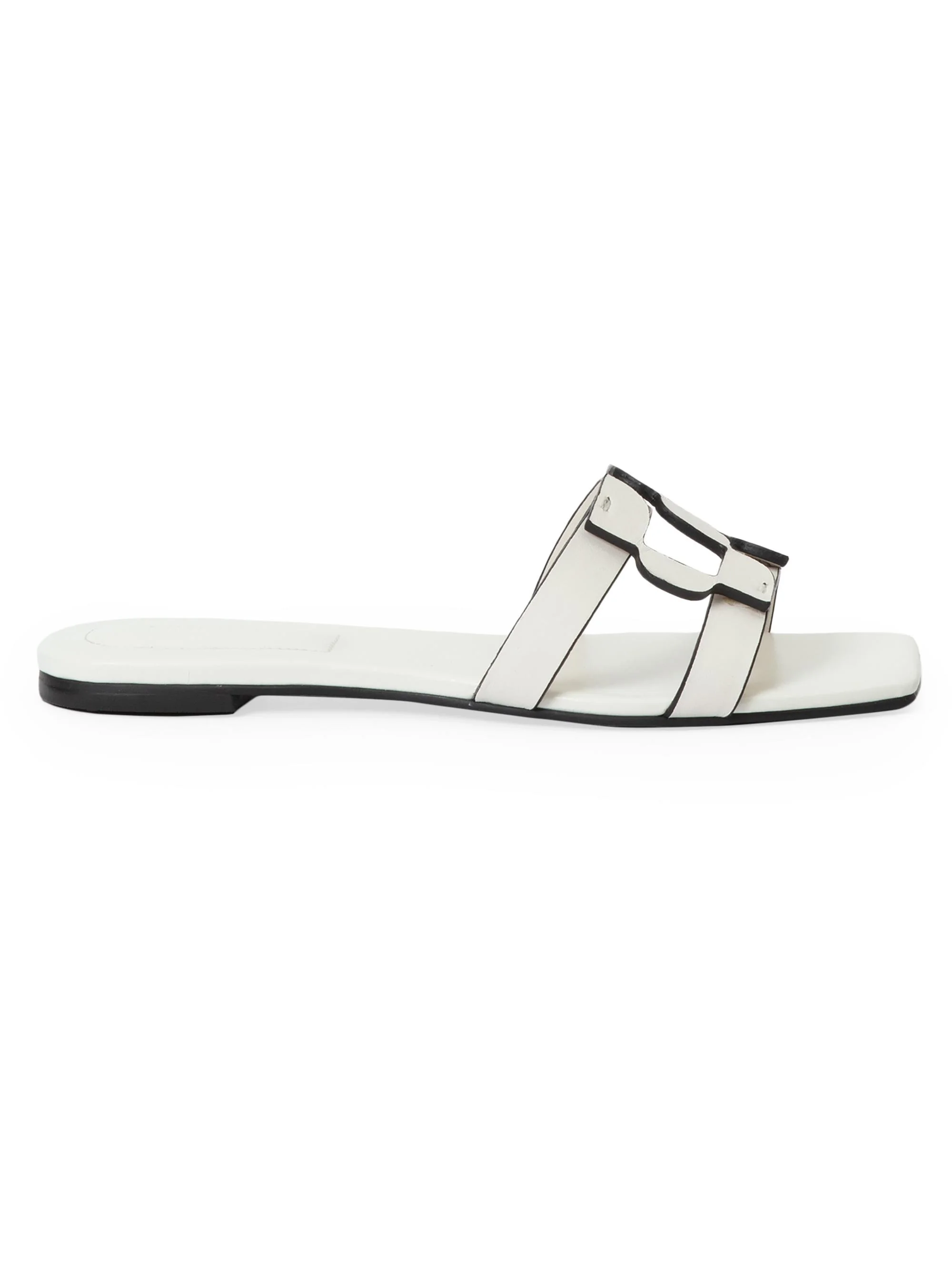Women's Simkhai Monogram Leather Sandals - Ivory - 1