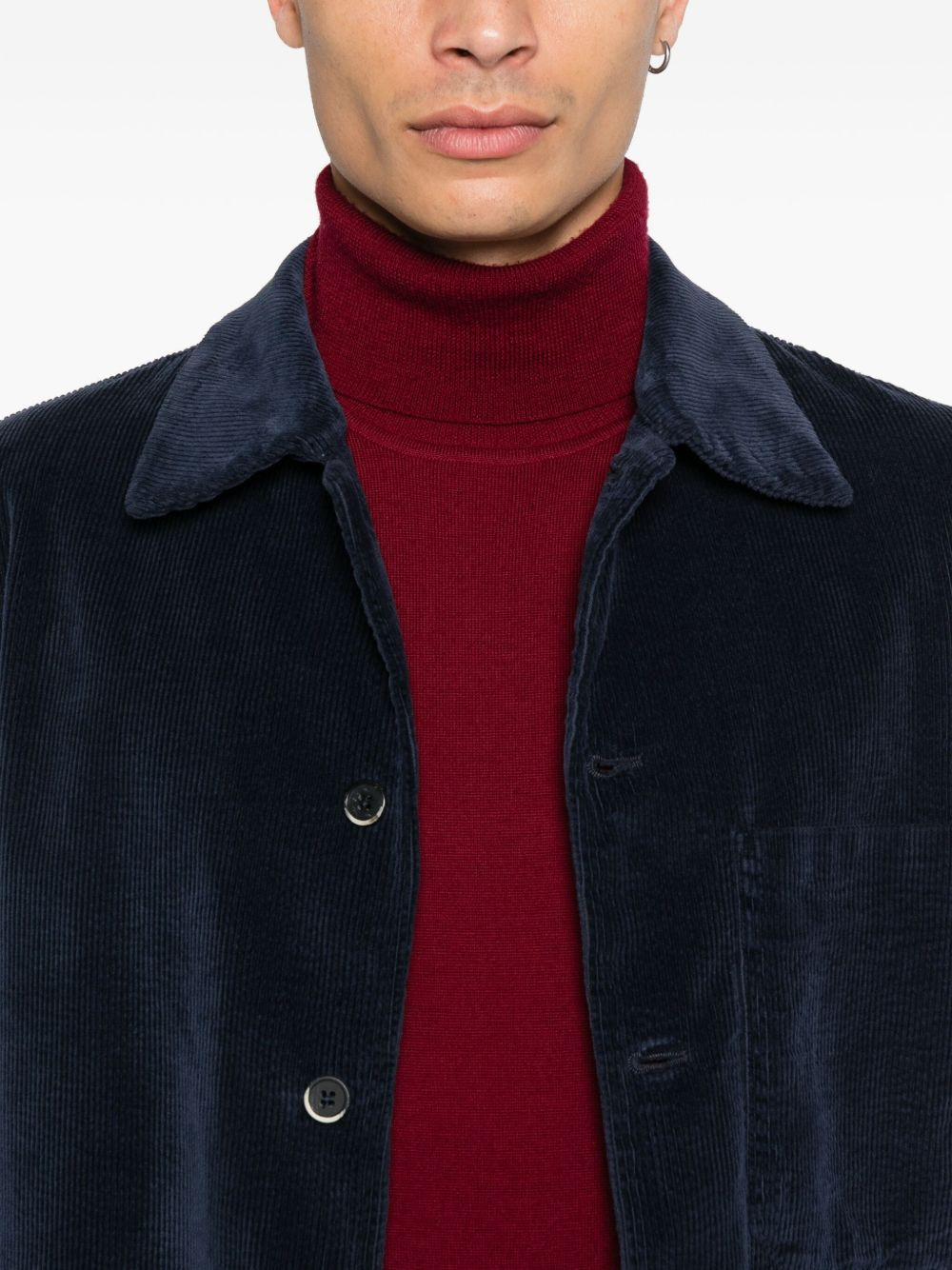 corduroy overshirt - 5