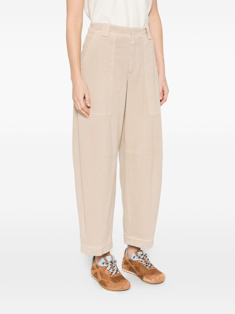 Rhannon patch-pocket tapered trousers 3