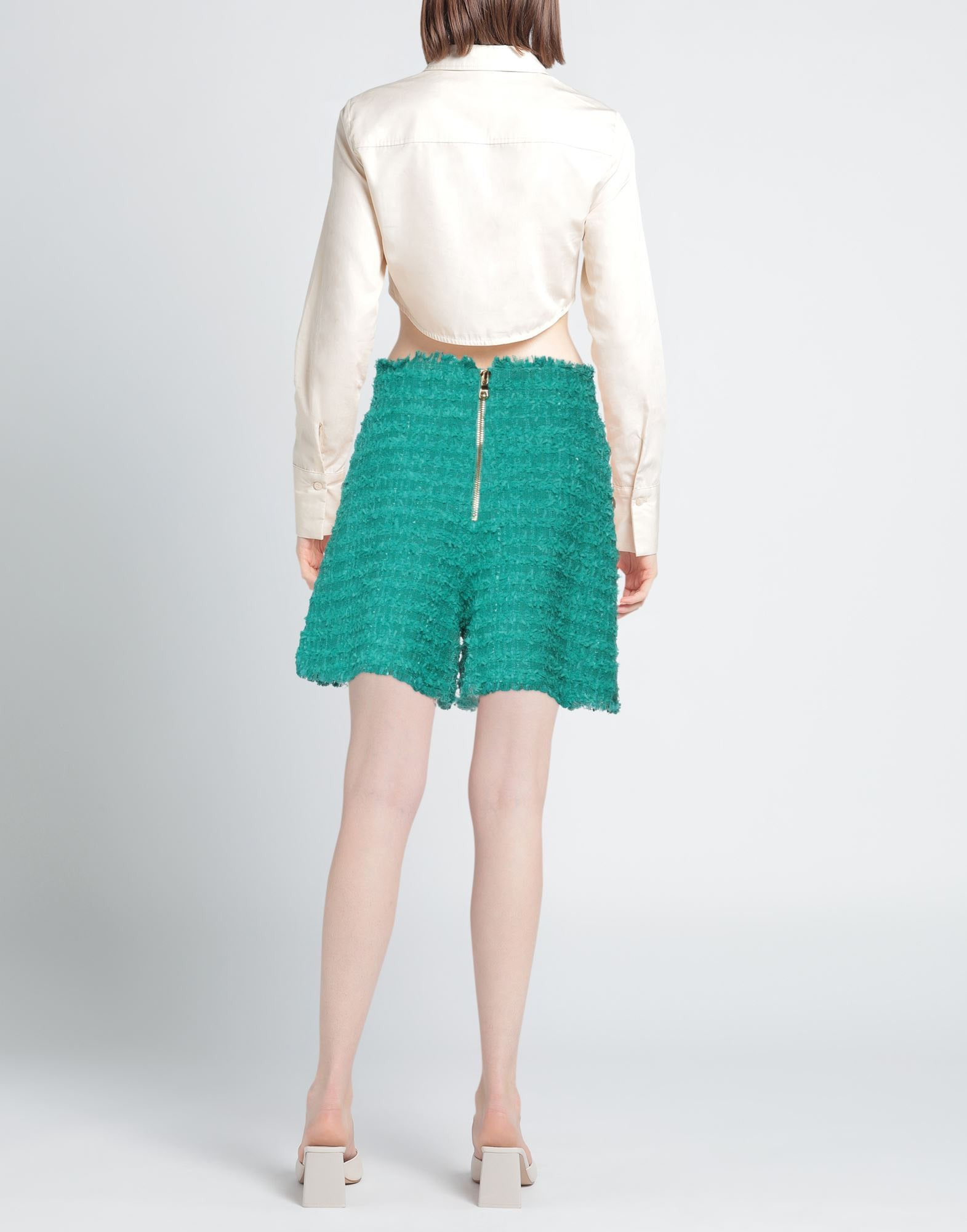 Emerald green Women's Shorts & Bermuda - 3