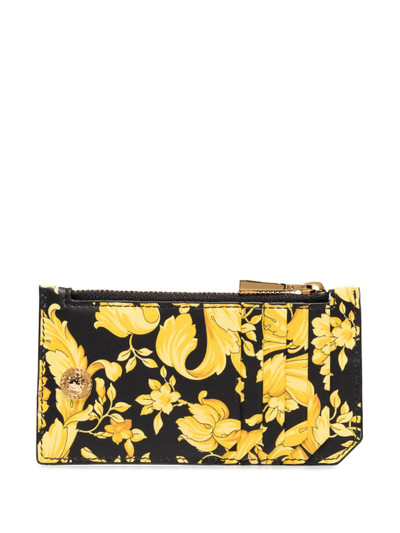 VERSACE Barocco-print zipped wallet outlook