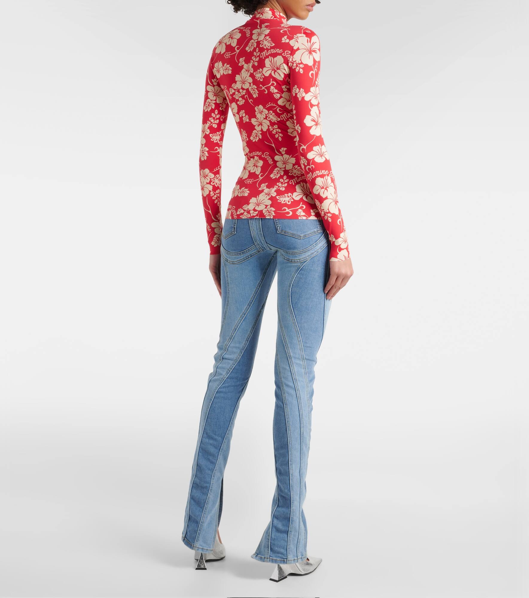 Second Skin printed jersey top - 3
