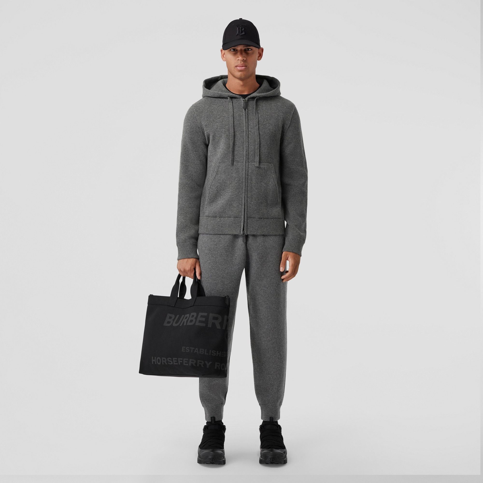 Cashmere Blend Jogging Pants - 4