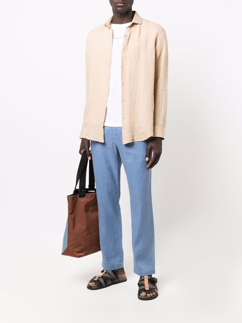 FRESCOBOL CARIOCA long-sleeve linen shirt outlook