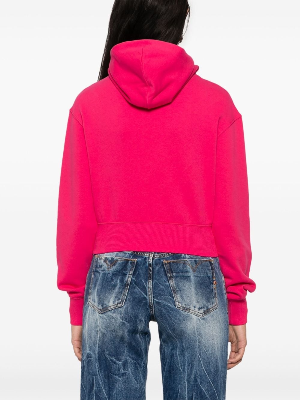 Upside Down cropped sweatshirt - 4