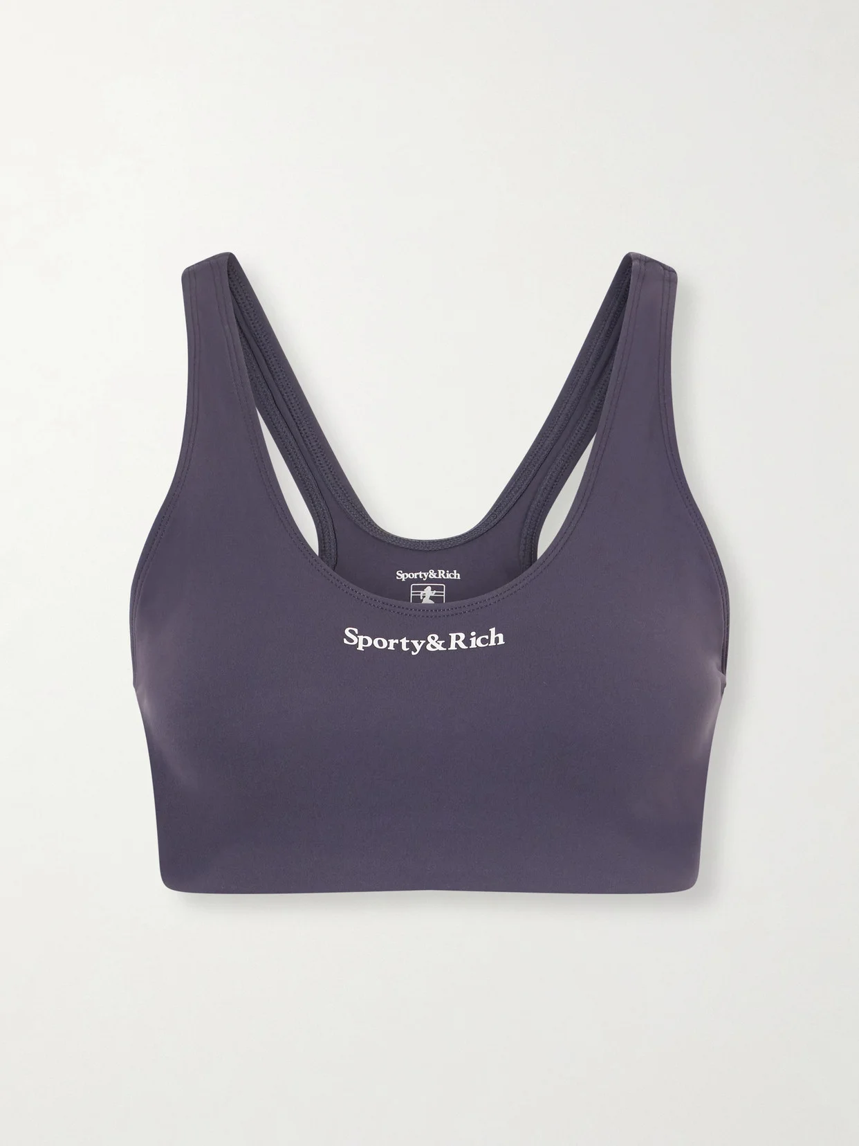 Logo-print Stretch-jersey Sports Bra - 1