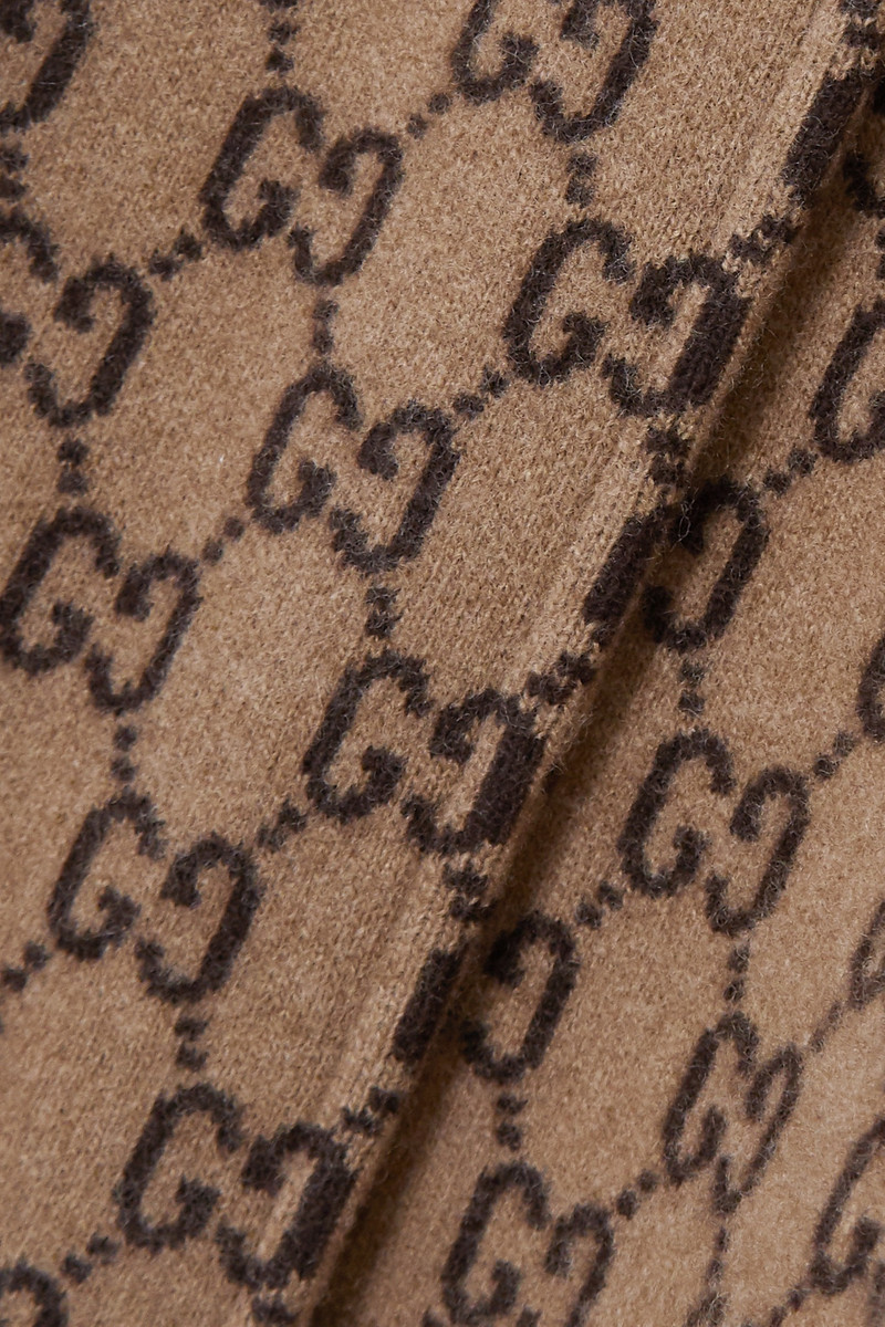 Wool-jacquard cape 6