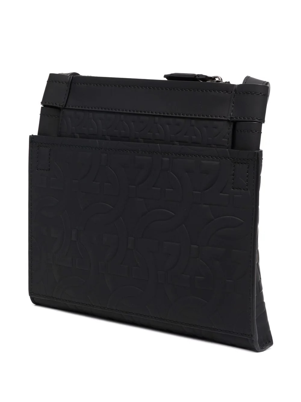 debossed-monogram messenger bag - 3