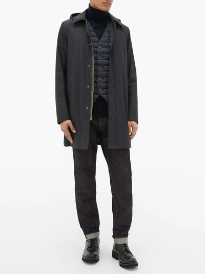 Herno Hooded wool-blend raincoat outlook